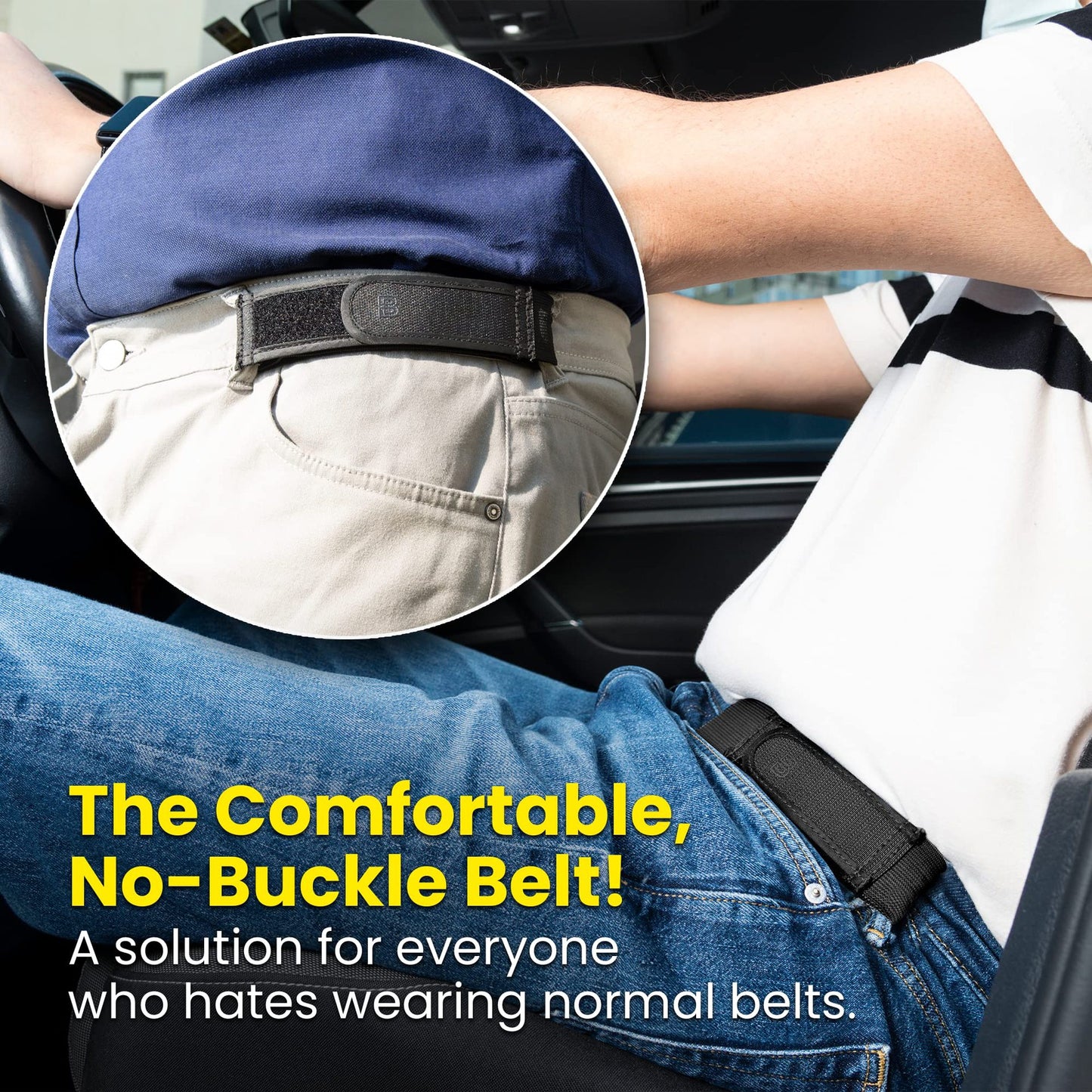 Comfortable Belt with No Buckle