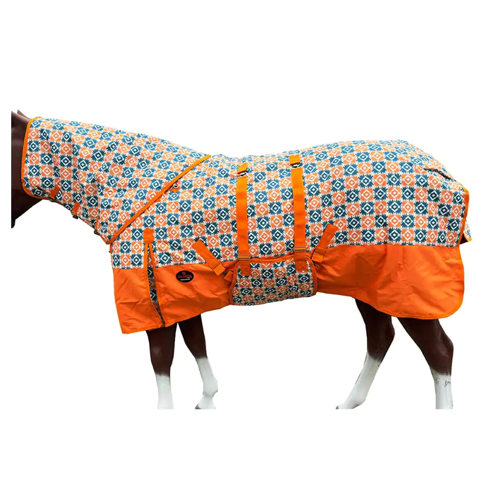 Winter Waterproof Poly Horse Hood Turnout Neck Blanket with Belly Wrap