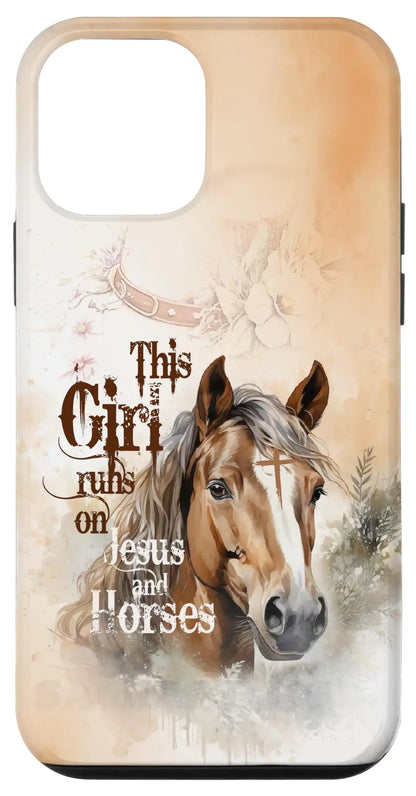 iPhone 12 Mini Phone Case Christian Horse Lover