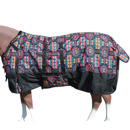 Winter Waterproof Poly Horse Blanket with Belly Wrap