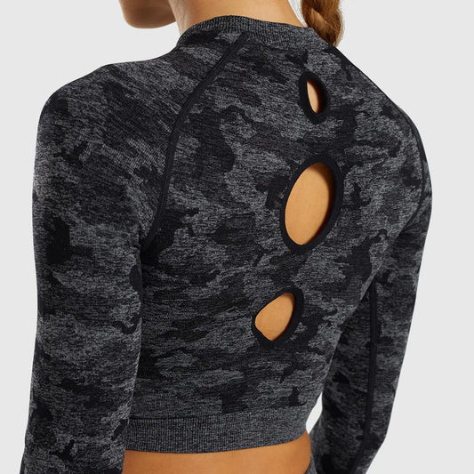 Camouflage Workout Top