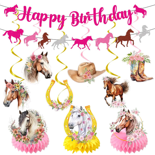 Horse Birthday Decorations for Girls